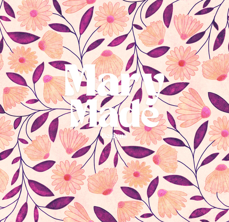 Peachy trailing floral