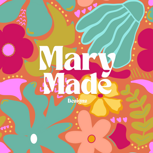 Retro summer floral