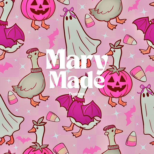 Girly Halloween Geese