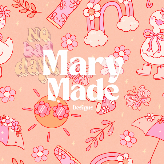 No bad days peach